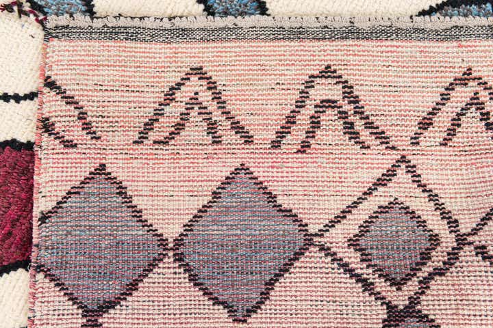 9' x 11' 10 Hand Knotted Moroccan Wool Rug