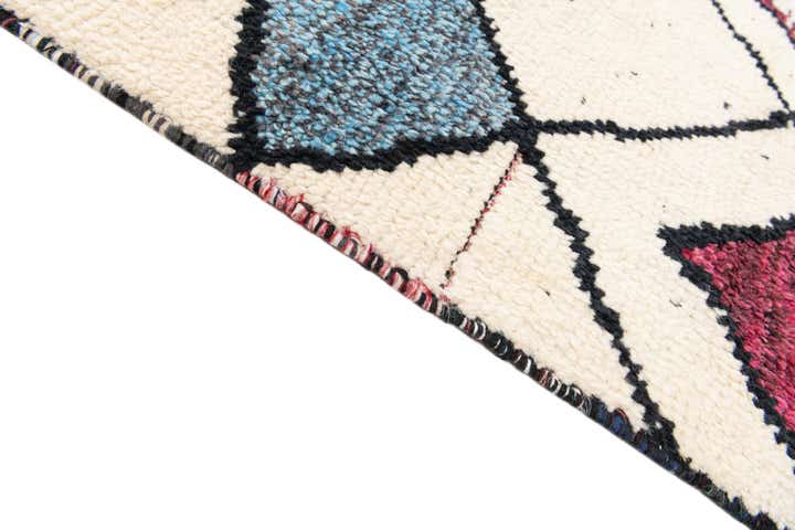 9' x 11' 10 Hand Knotted Moroccan Wool Rug