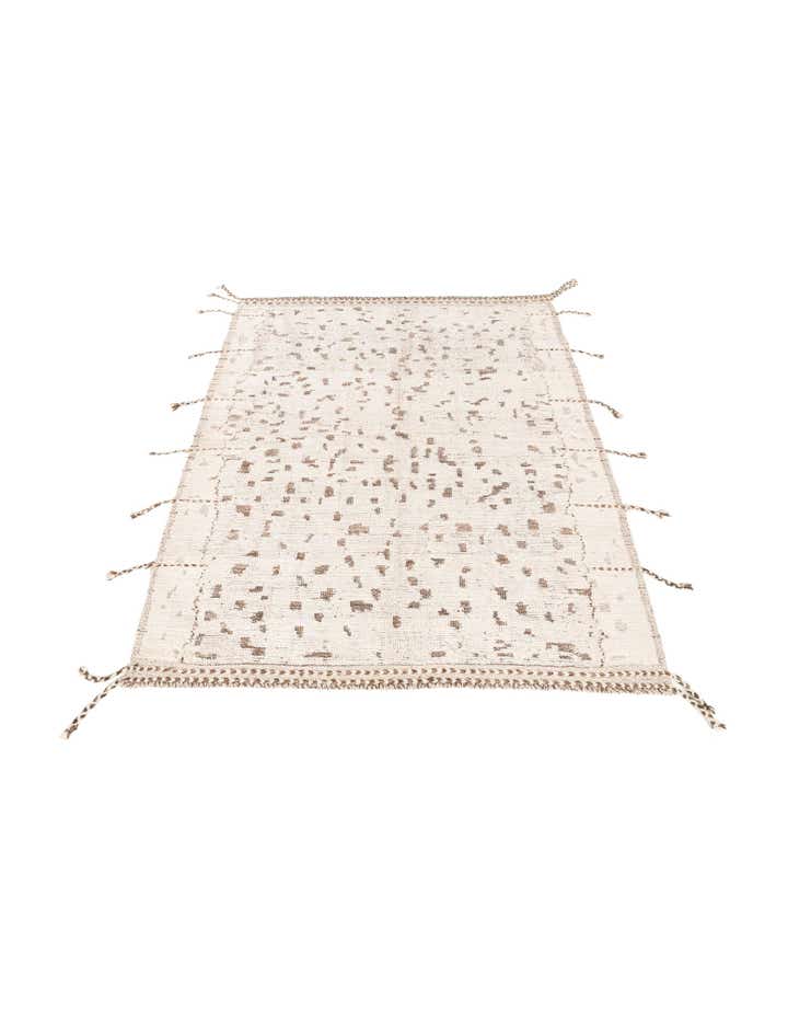 5' 2 x 7' 4 Hand Knotted Moroccan Wool Rug