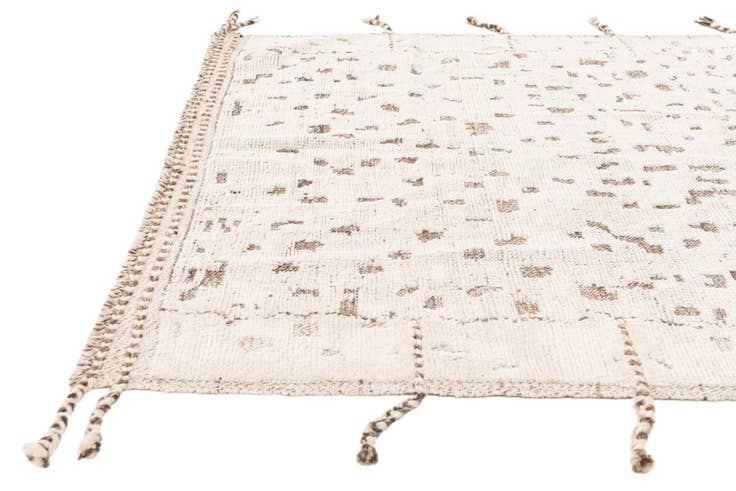 Detail image of 5' 2 x 7' 4 Hand Knotted Moroccan Wool Rug