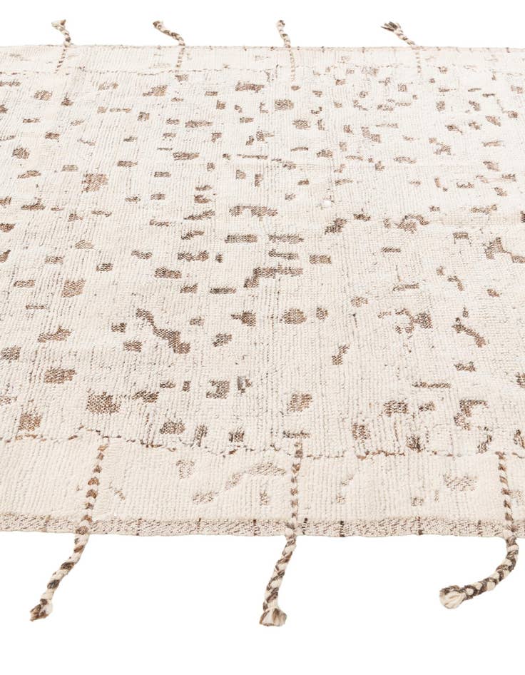 Detail image of 5' 2 x 7' 4  Hand Knotted Moroccan Wool Rug