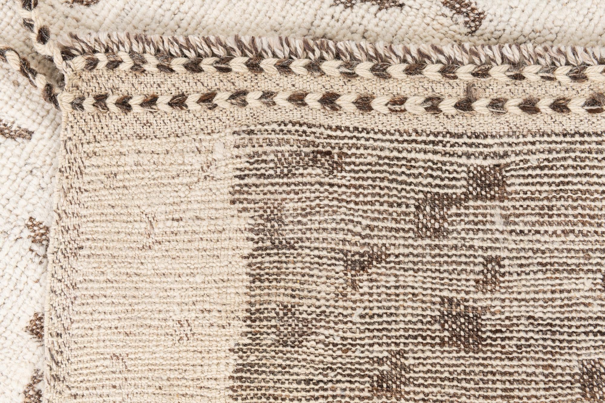 5' 2 x 7' 4 Hand Knotted Moroccan Wool Rug