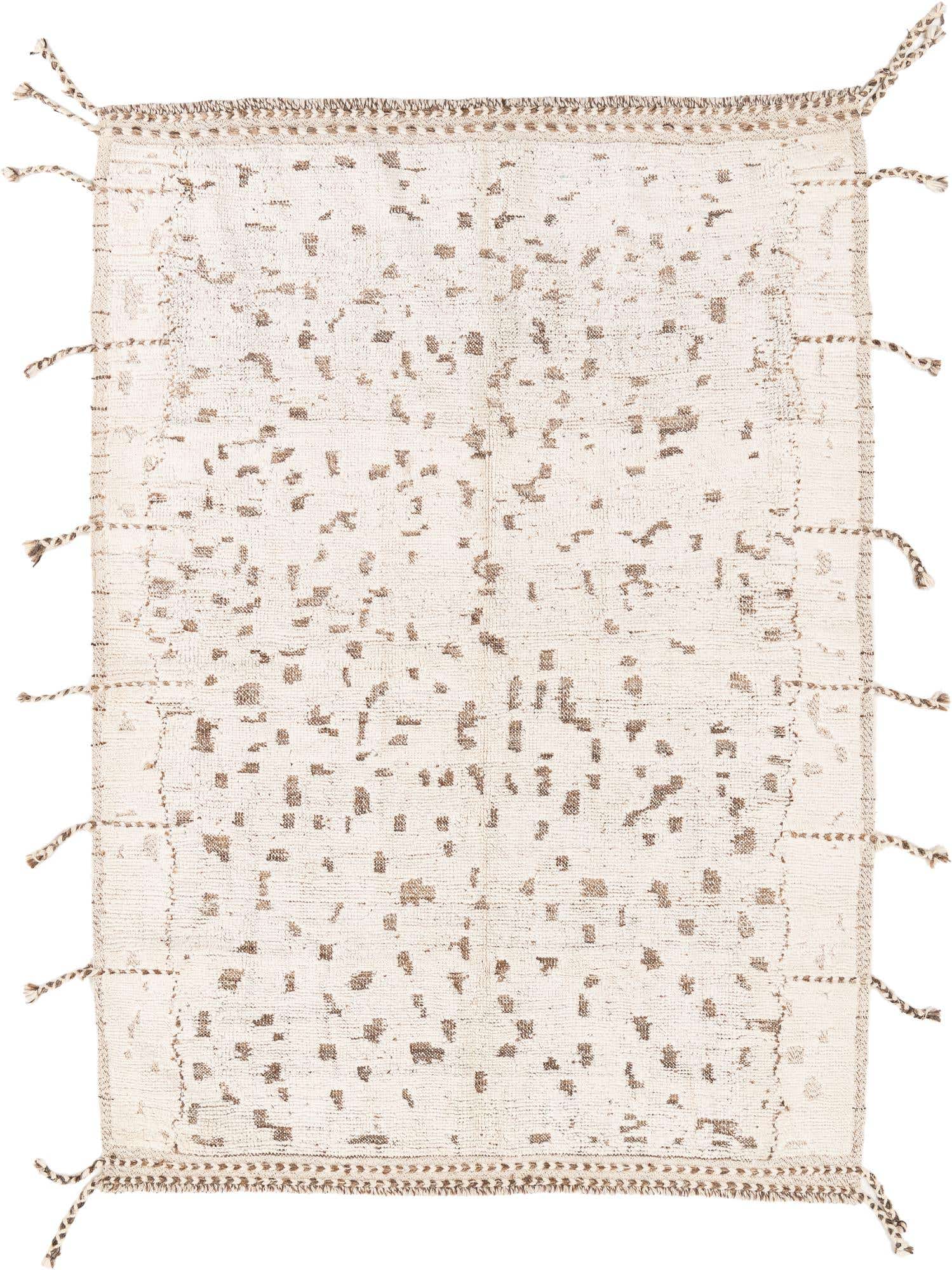 5' 2 x 7' 4 Hand Knotted Moroccan Wool Rug