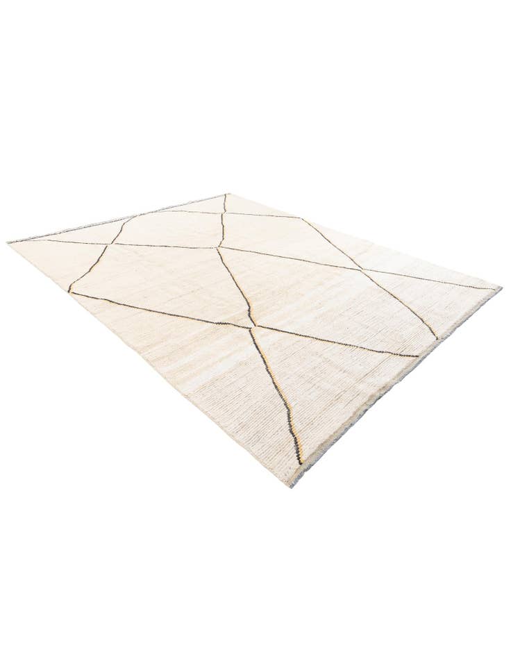 Detail image of 8' x 9' 10  Hand Knotted Moroccan Wool Rug