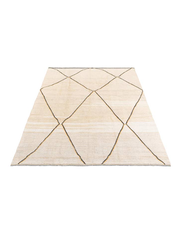 Detail image of 8' x 9' 10  Hand Knotted Moroccan Wool Rug