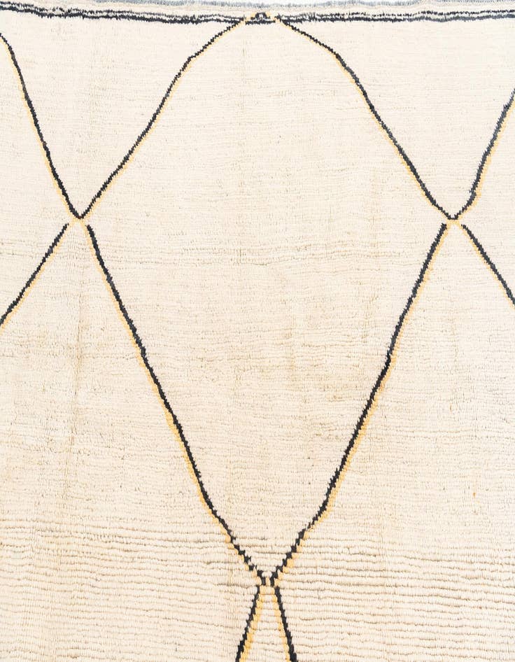 Detail image of 8' x 9' 10  Hand Knotted Moroccan Wool Rug