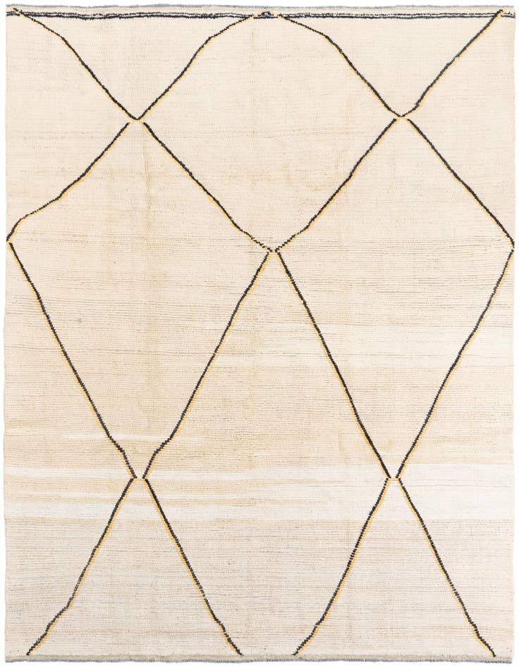 Detail image of 8' x 9' 10 Hand Knotted Moroccan Wool Rug