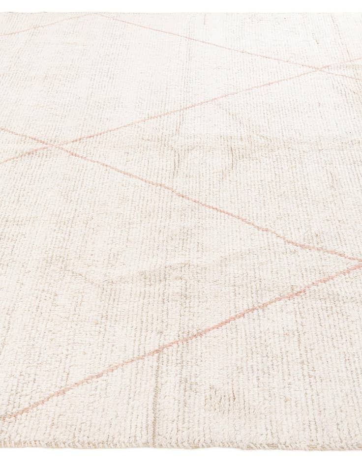 Detail image of 6' 10 x 8' 9  Hand Knotted Moroccan Wool Rug