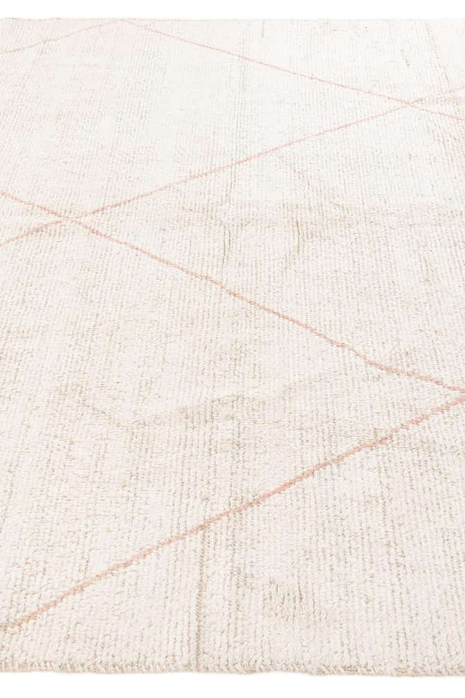 6' 10 x 8' 9 Hand Knotted Moroccan Wool Rug