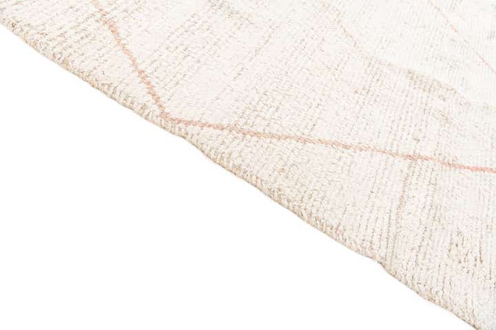 6' 10 x 8' 9 Hand Knotted Moroccan Wool Rug