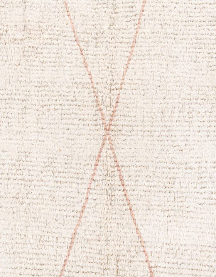 Detail image of 6' 10 x 8' 9  Hand Knotted Moroccan Wool Rug