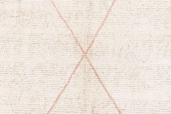 6' 10 x 8' 9 Hand Knotted Moroccan Wool Rug