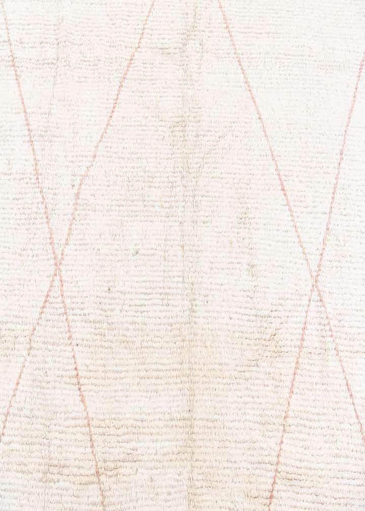 6' 10 x 8' 9 Hand Knotted Moroccan Wool Rug