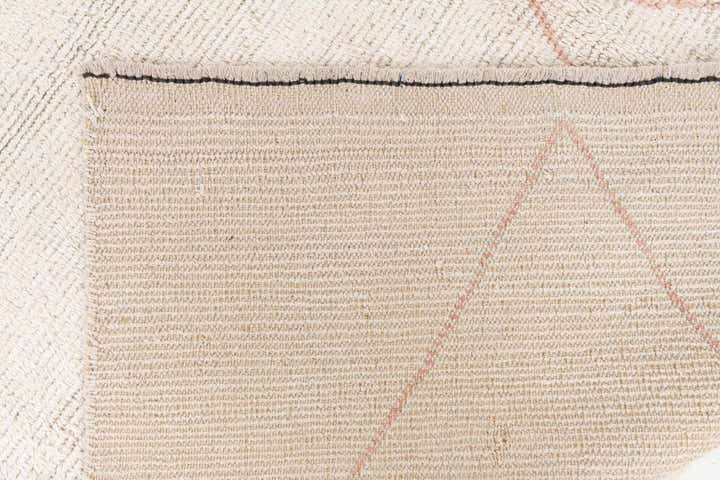 6' 10 x 8' 9 Hand Knotted Moroccan Wool Rug