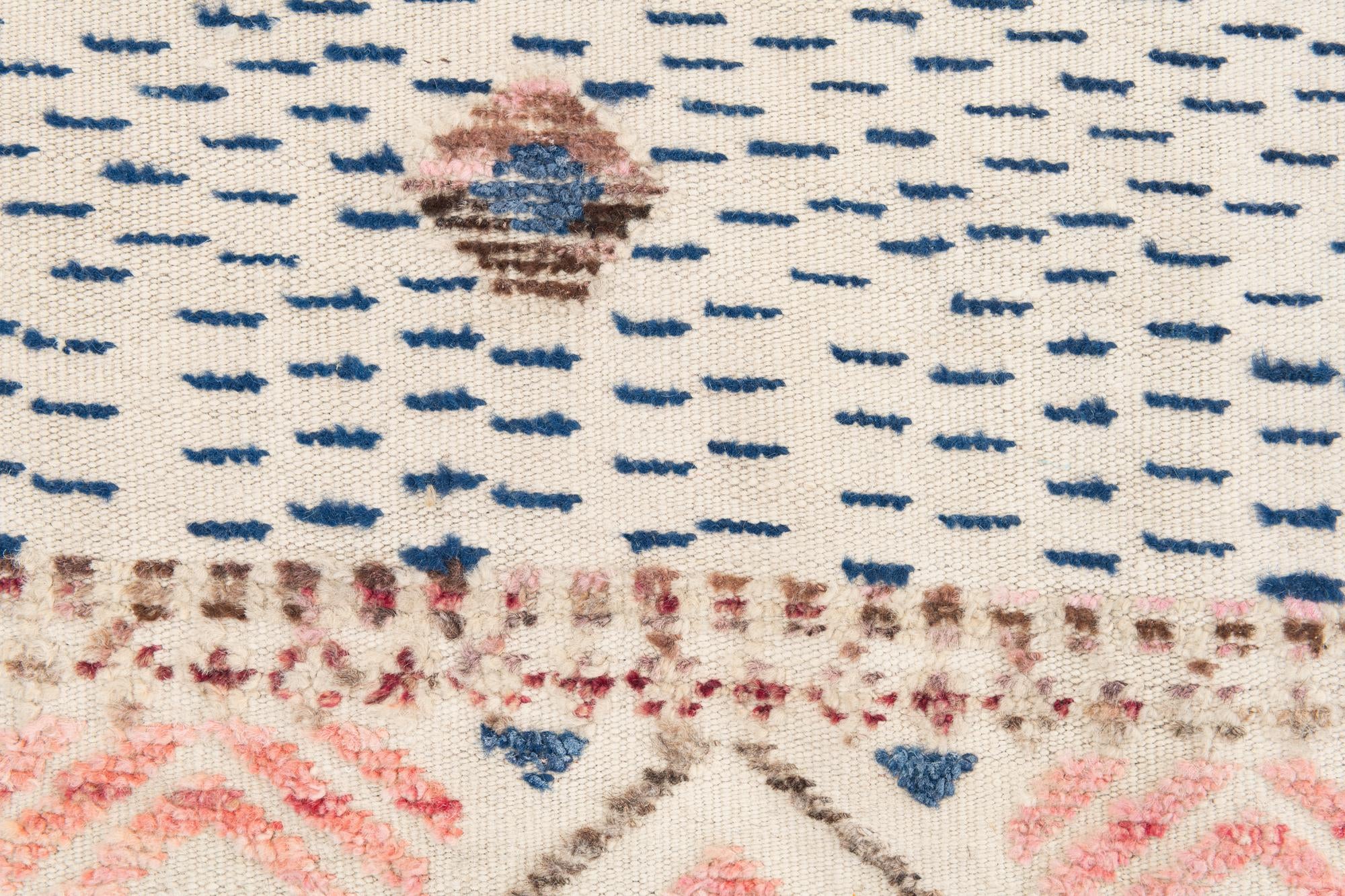 8' 9 x 12' 1 Hand Knotted Moroccan Wool Rug