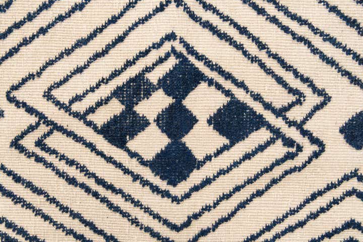 9' x 12' 2 Hand Knotted Moroccan Wool Rug
