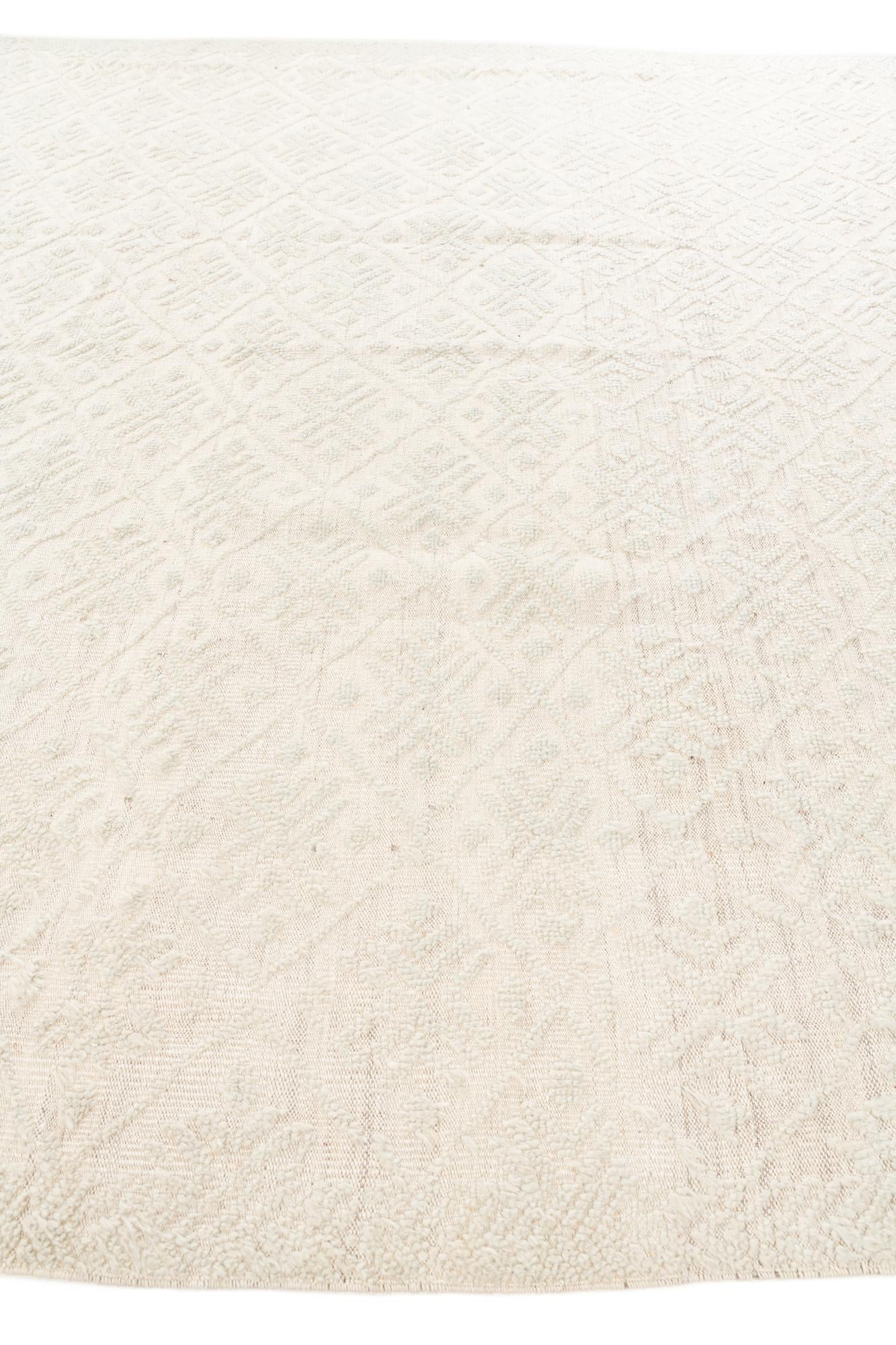 9' x 12' 10 Hand Knotted Moroccan Wool Rug