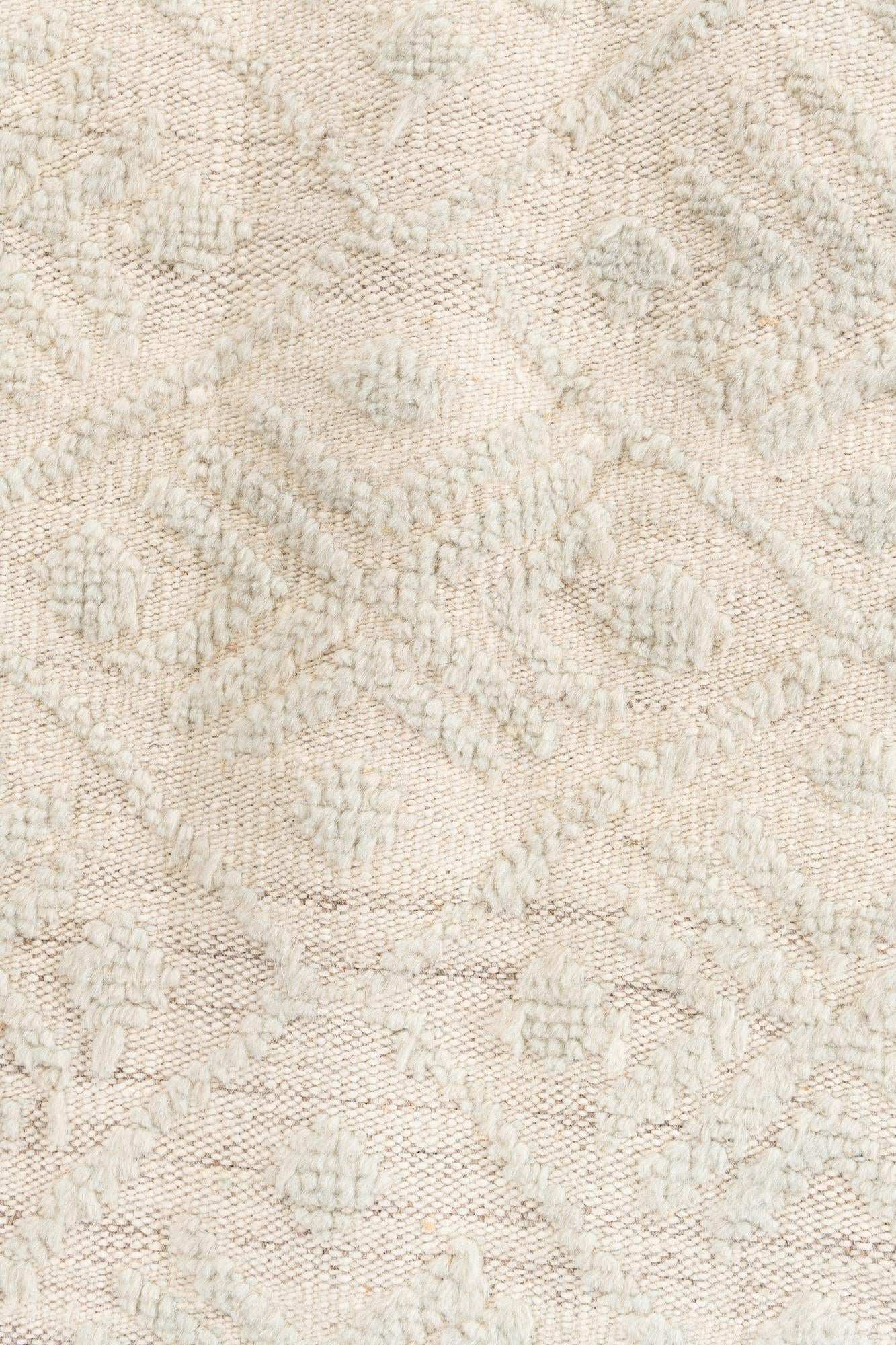 9' x 12' 10 Hand Knotted Moroccan Wool Rug