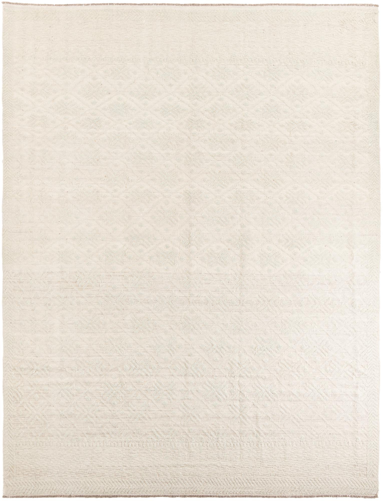 9' x 12' 10 Hand Knotted Moroccan Wool Rug