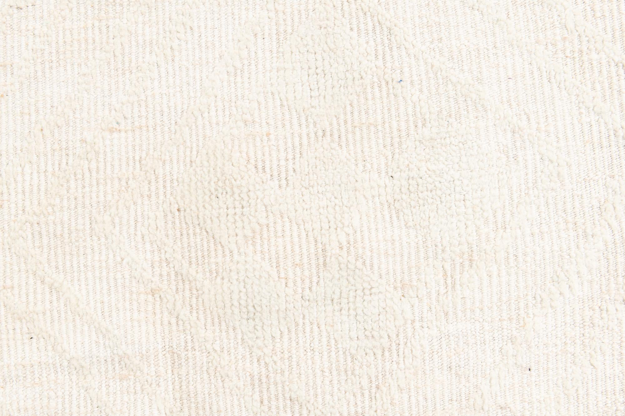 8' 10 x 12' 6 Hand Knotted Moroccan Wool Rug