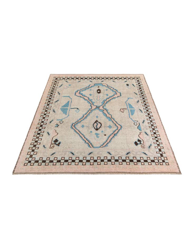 Detail image of 8' 9 x 10' 5 Hand Knotted Moroccan Wool Rug