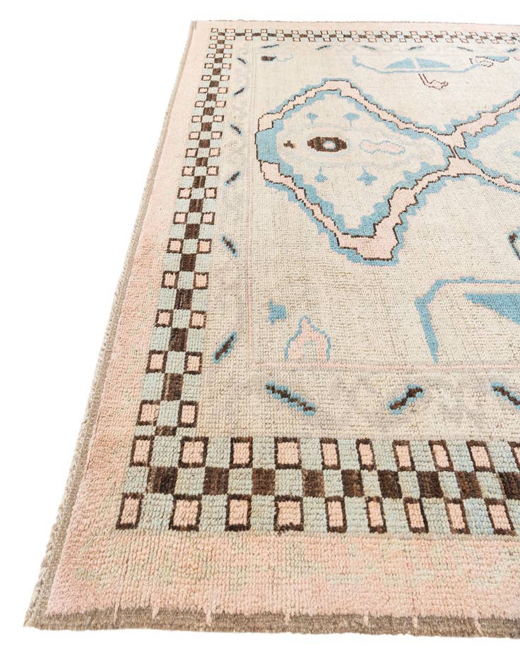 Detail image of 8' 9 x 10' 5 Hand Knotted Moroccan Wool Rug