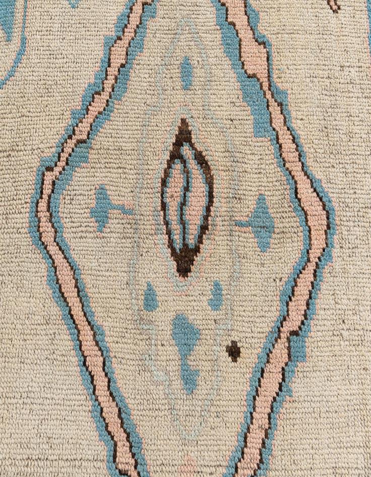 Detail image of 8' 9 x 10' 5  Hand Knotted Moroccan Wool Rug