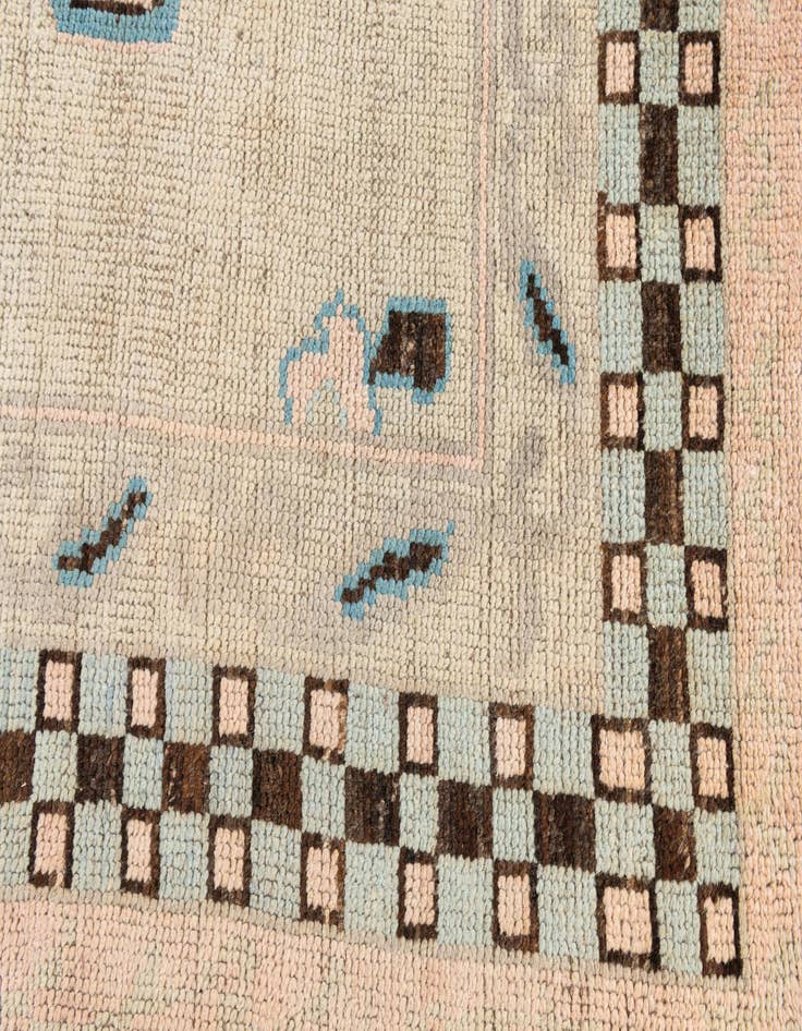 Detail image of 8' 9 x 10' 5  Hand Knotted Moroccan Wool Rug