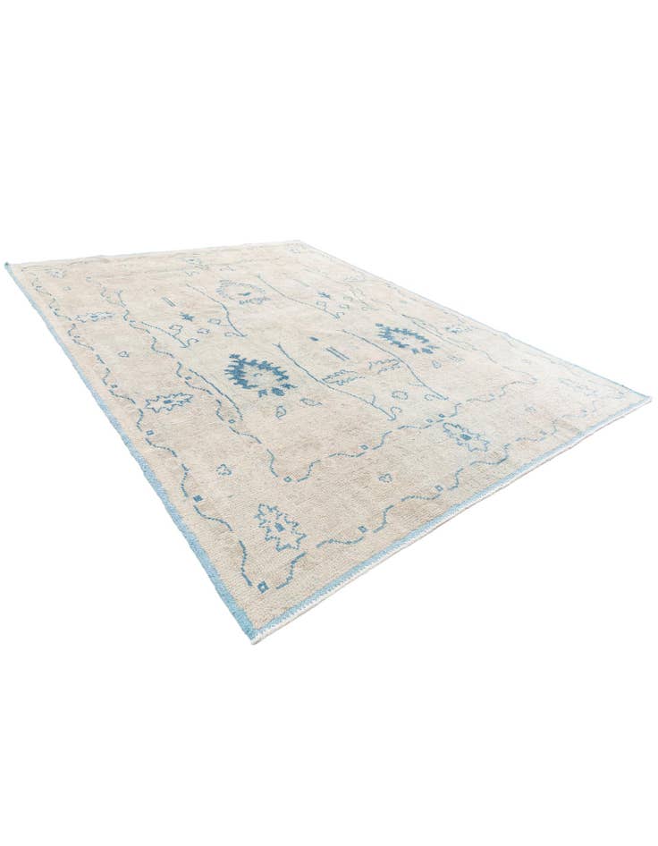 Detail image of 7' 9 x 10' 1 Hand Knotted Moroccan Wool Rug