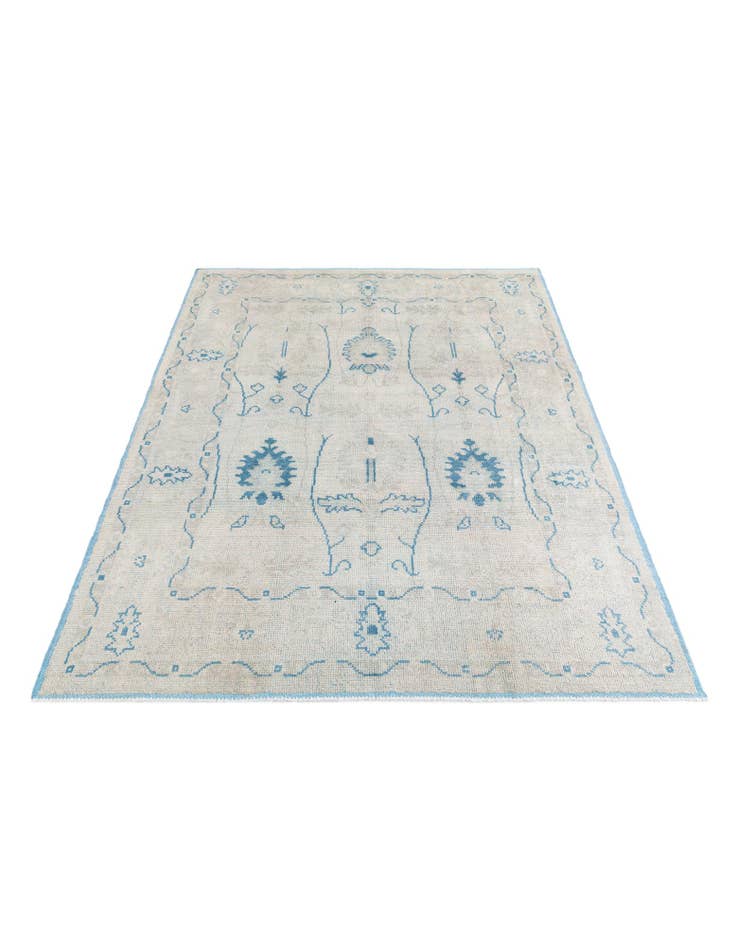 Detail image of 7' 9 x 10' 1 Hand Knotted Moroccan Wool Rug