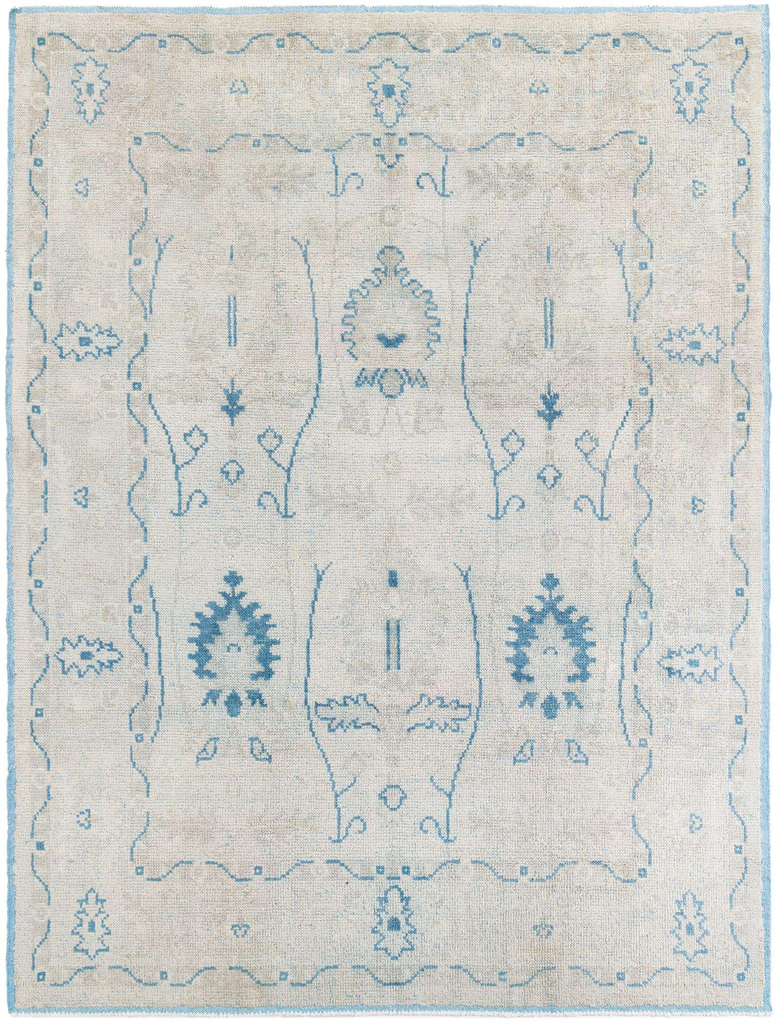 7' 9 x 10' 1 Hand Knotted Moroccan Wool Rug