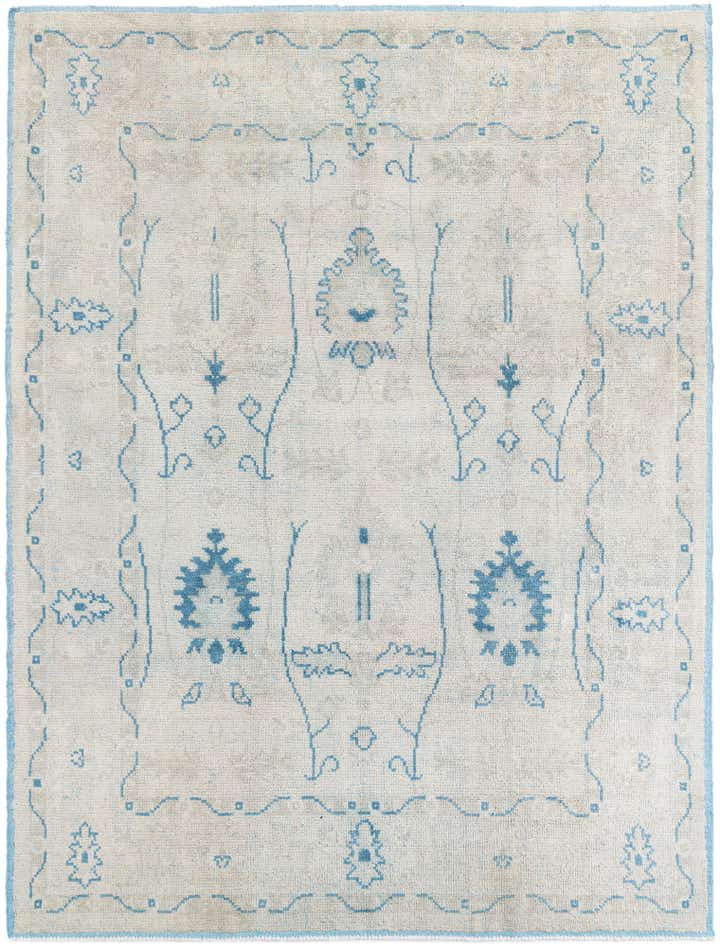 7' 9 x 10' 1 Hand Knotted Moroccan Wool Rug