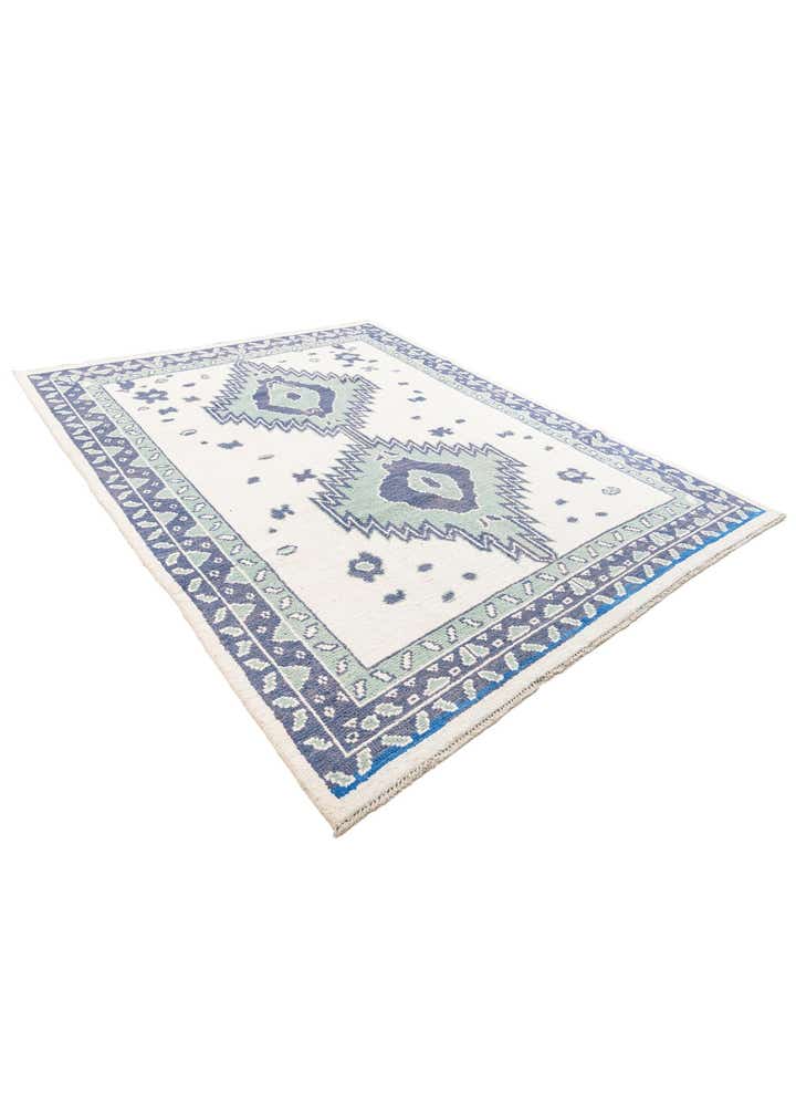 7' 10 x 9' 10 Hand Knotted Moroccan Wool Rug