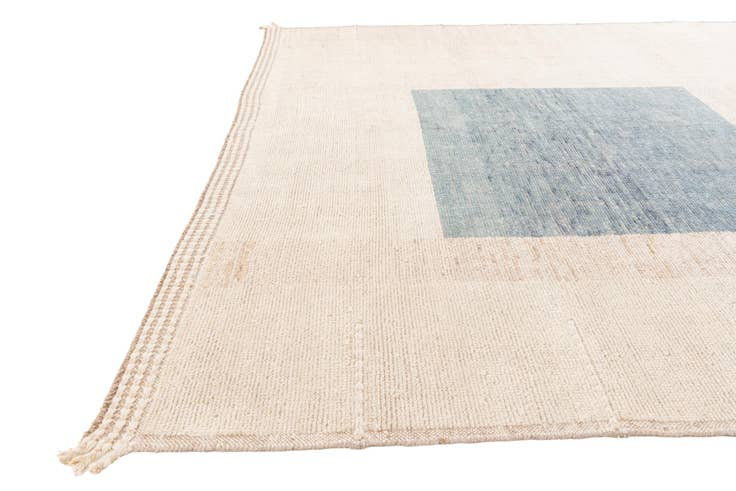Detail image of 8' 2 x 9' 5 Hand Knotted Moroccan Wool Rug