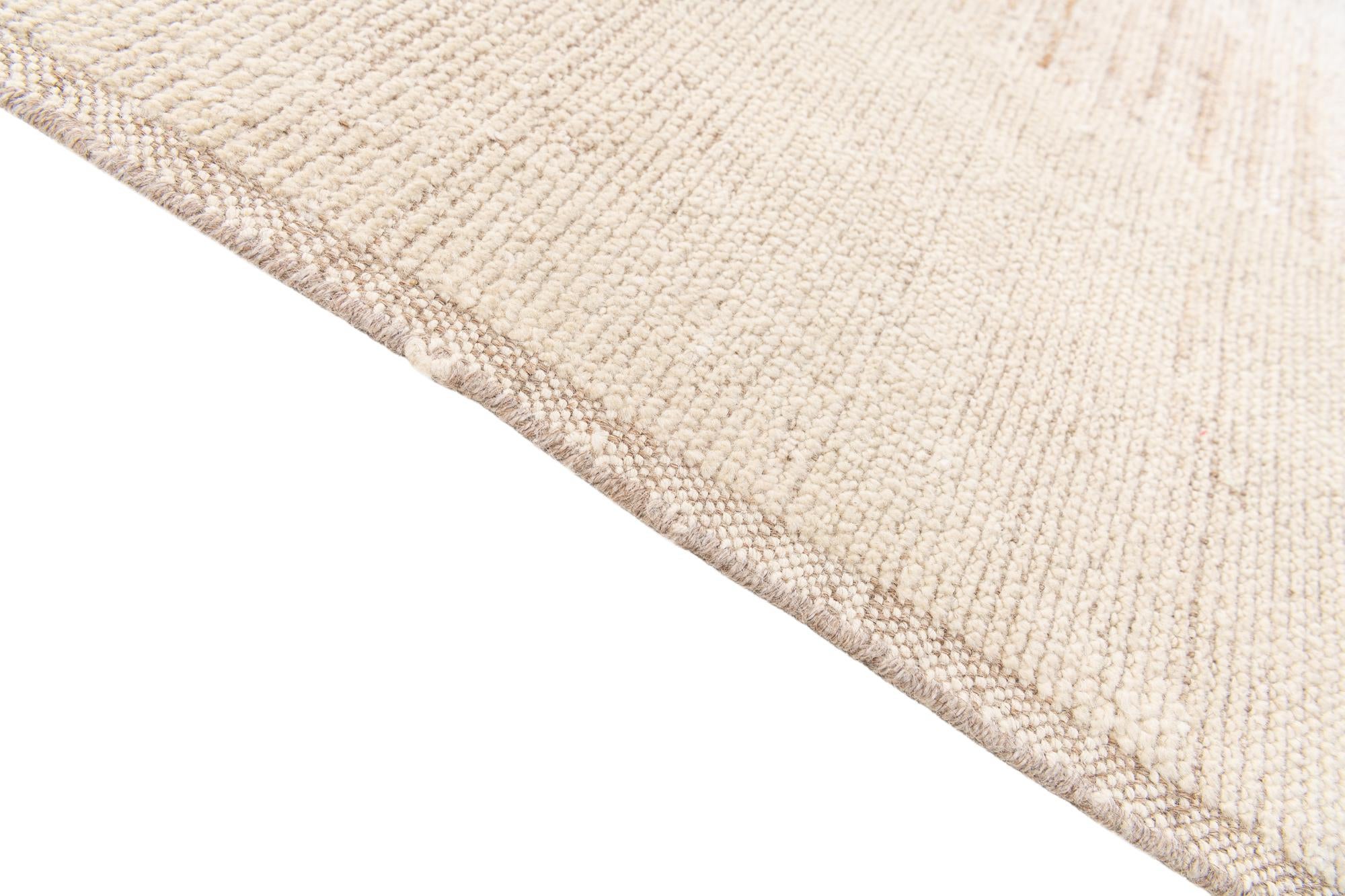 8' 2 x 9' 5 Hand Knotted Moroccan Wool Rug