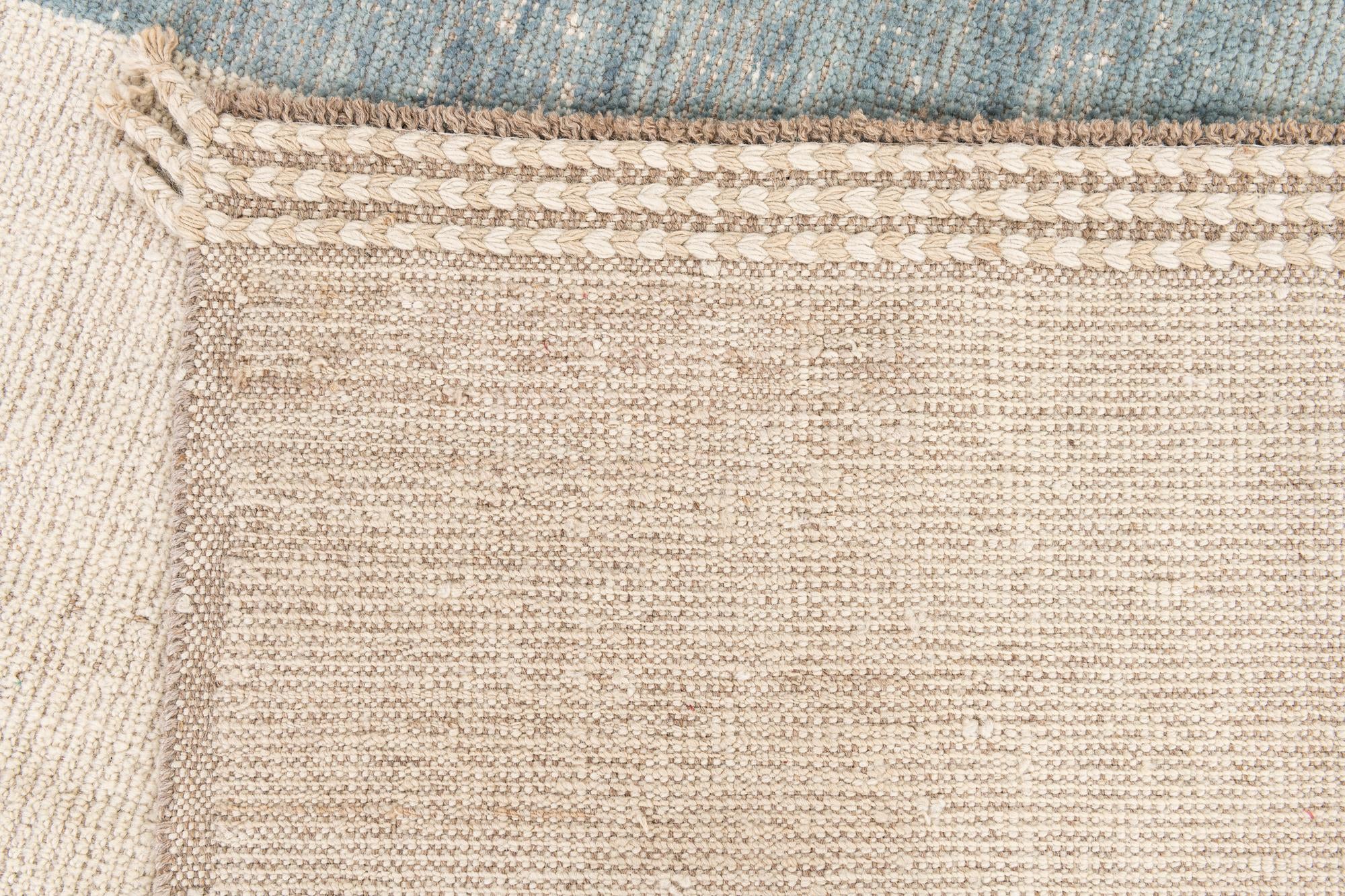 8' 2 x 9' 5 Hand Knotted Moroccan Wool Rug
