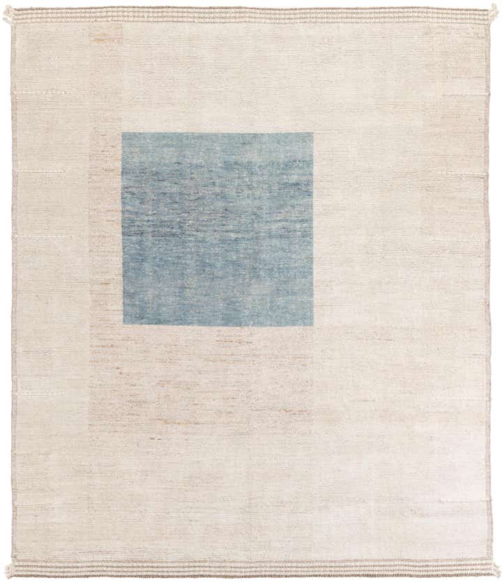 8' 2 x 9' 5 Hand Knotted Moroccan Wool Rug