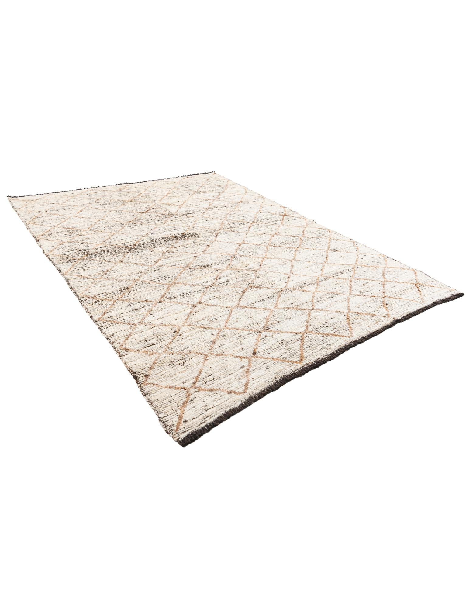 5' 2 x 7' Hand Knotted Moroccan Wool Rug