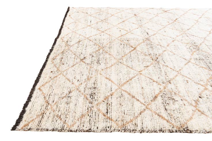 Detail image of 5' 2 x 7' Hand Knotted Moroccan Wool Rug