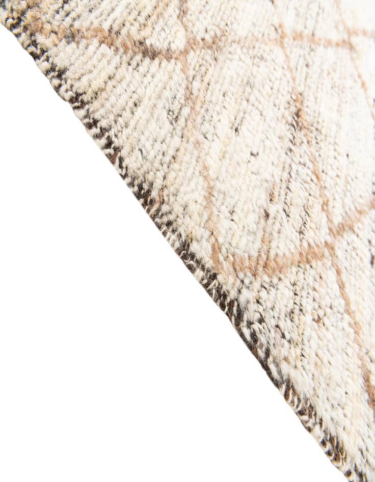 Detail image of 5' 2 x 7'  Hand Knotted Moroccan Wool Rug