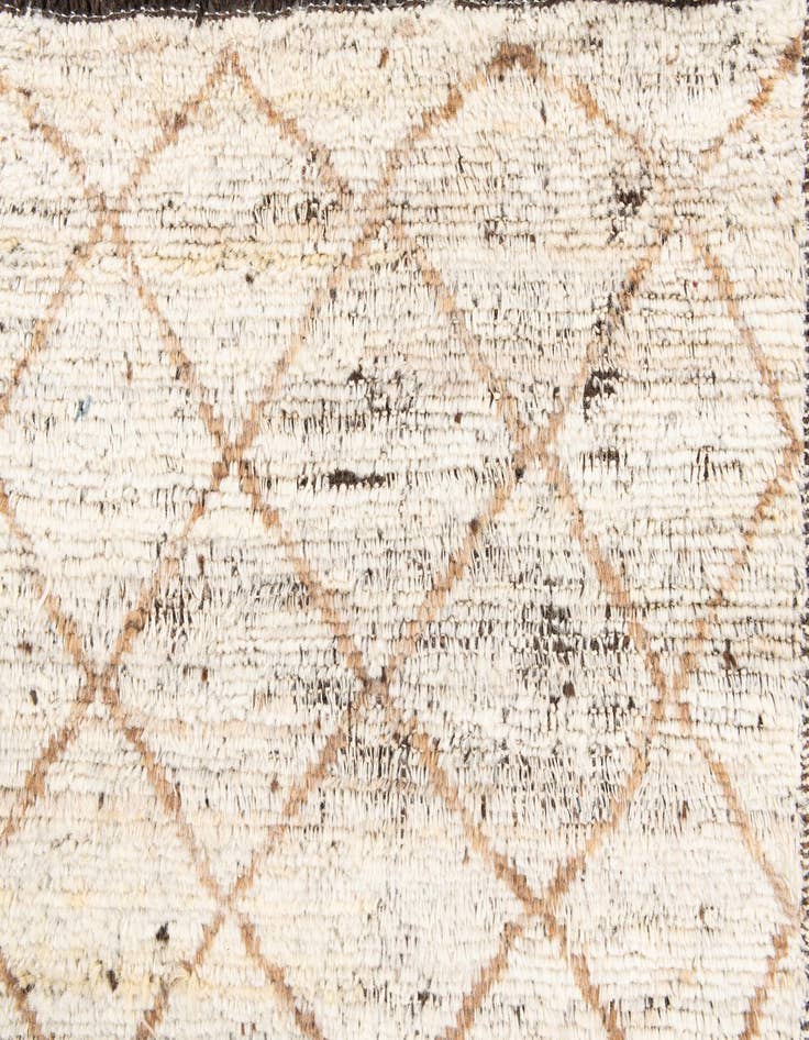 Detail image of 5' 2 x 7'  Hand Knotted Moroccan Wool Rug