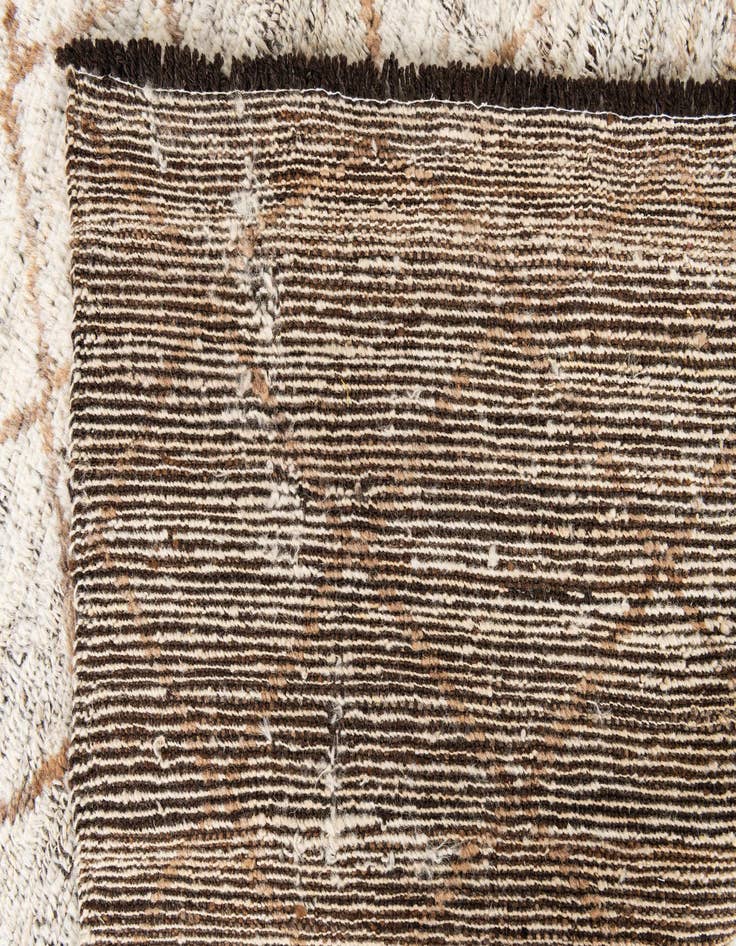 Detail image of 5' 2 x 7'  Hand Knotted Moroccan Wool Rug