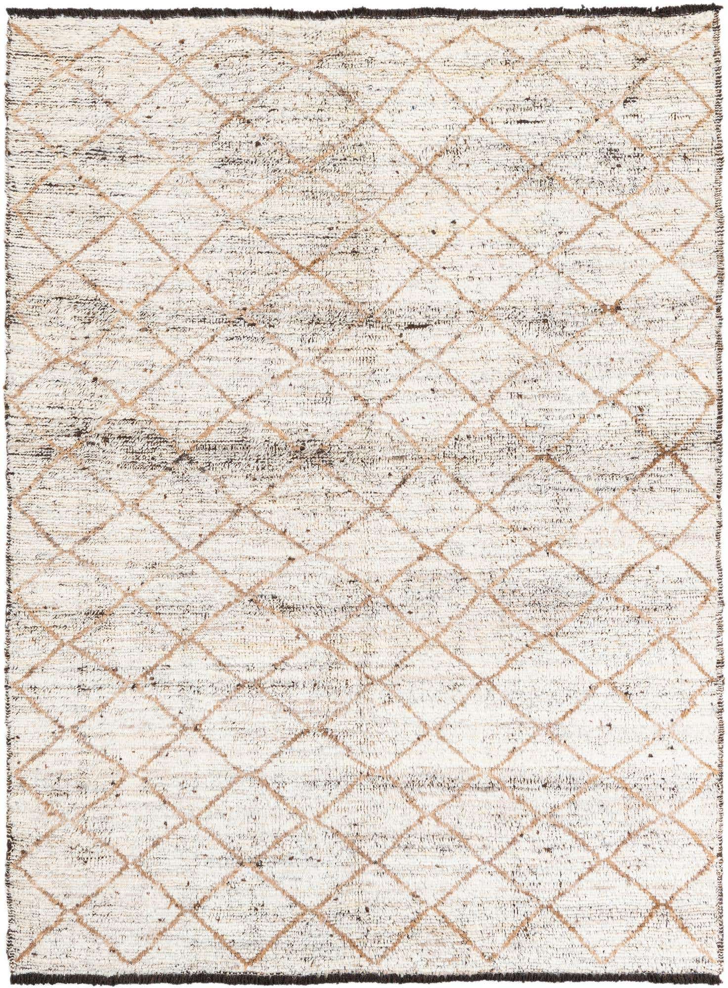 5' 2 x 7' Hand Knotted Moroccan Wool Rug