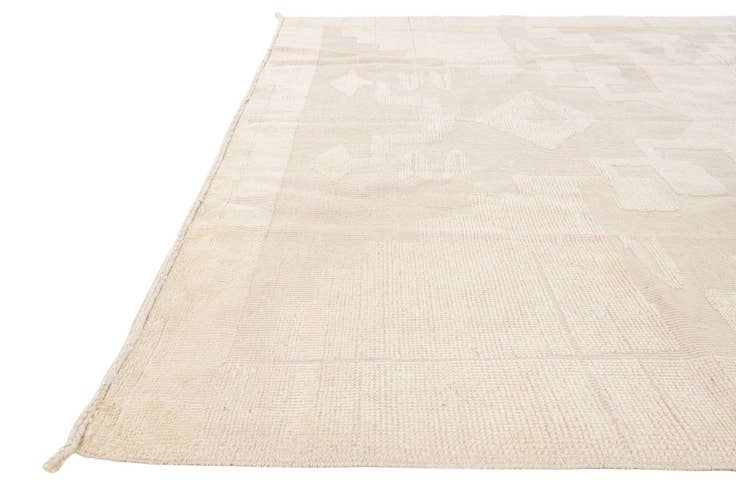 Detail image of 7' 10 x 10' 3 Hand Knotted Moroccan Wool Rug