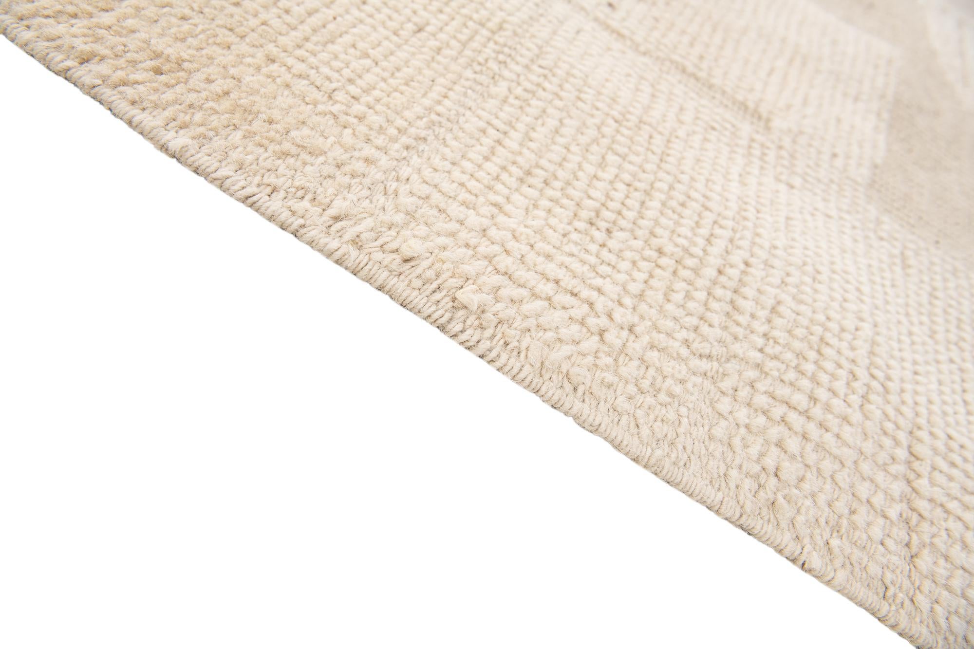 7' 10 x 10' 3 Hand Knotted Moroccan Wool Rug