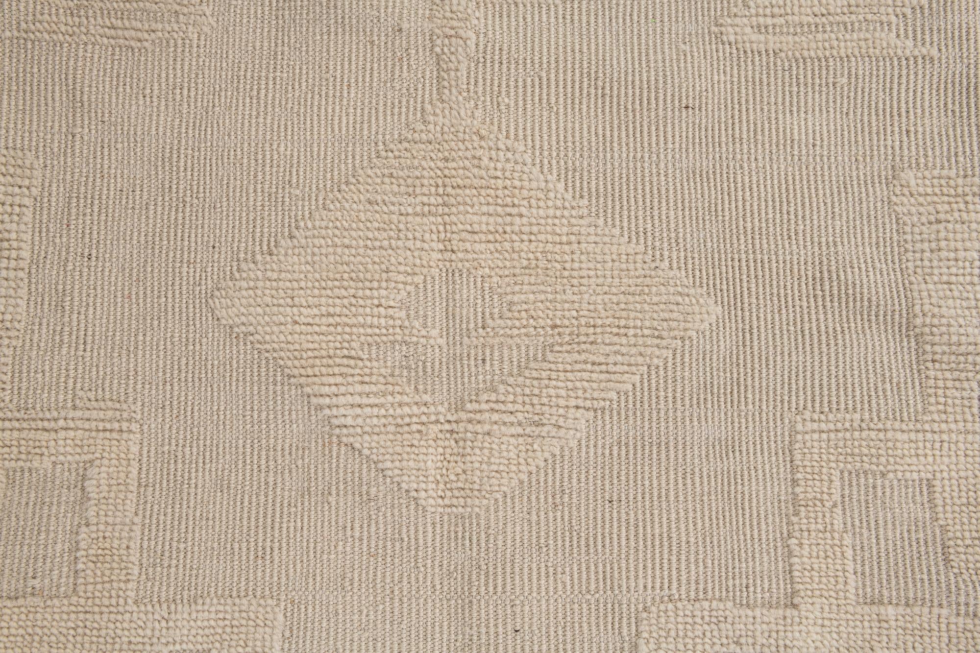 7' 10 x 10' 3 Hand Knotted Moroccan Wool Rug