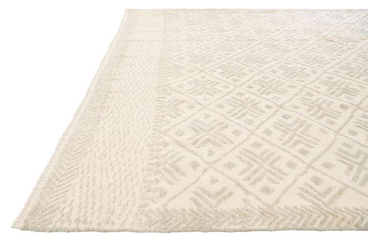 7' 10 x 9' 10 Hand Knotted Moroccan Wool Rug