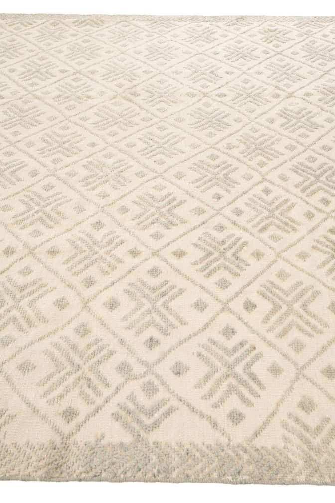 7' 10 x 9' 10 Hand Knotted Moroccan Wool Rug