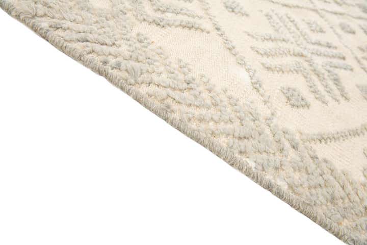 7' 10 x 9' 10 Hand Knotted Moroccan Wool Rug