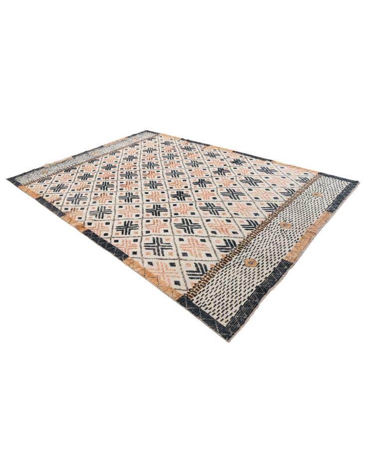 Detail image of 7' 7 x 10' 7  Hand Knotted Moroccan Wool Rug